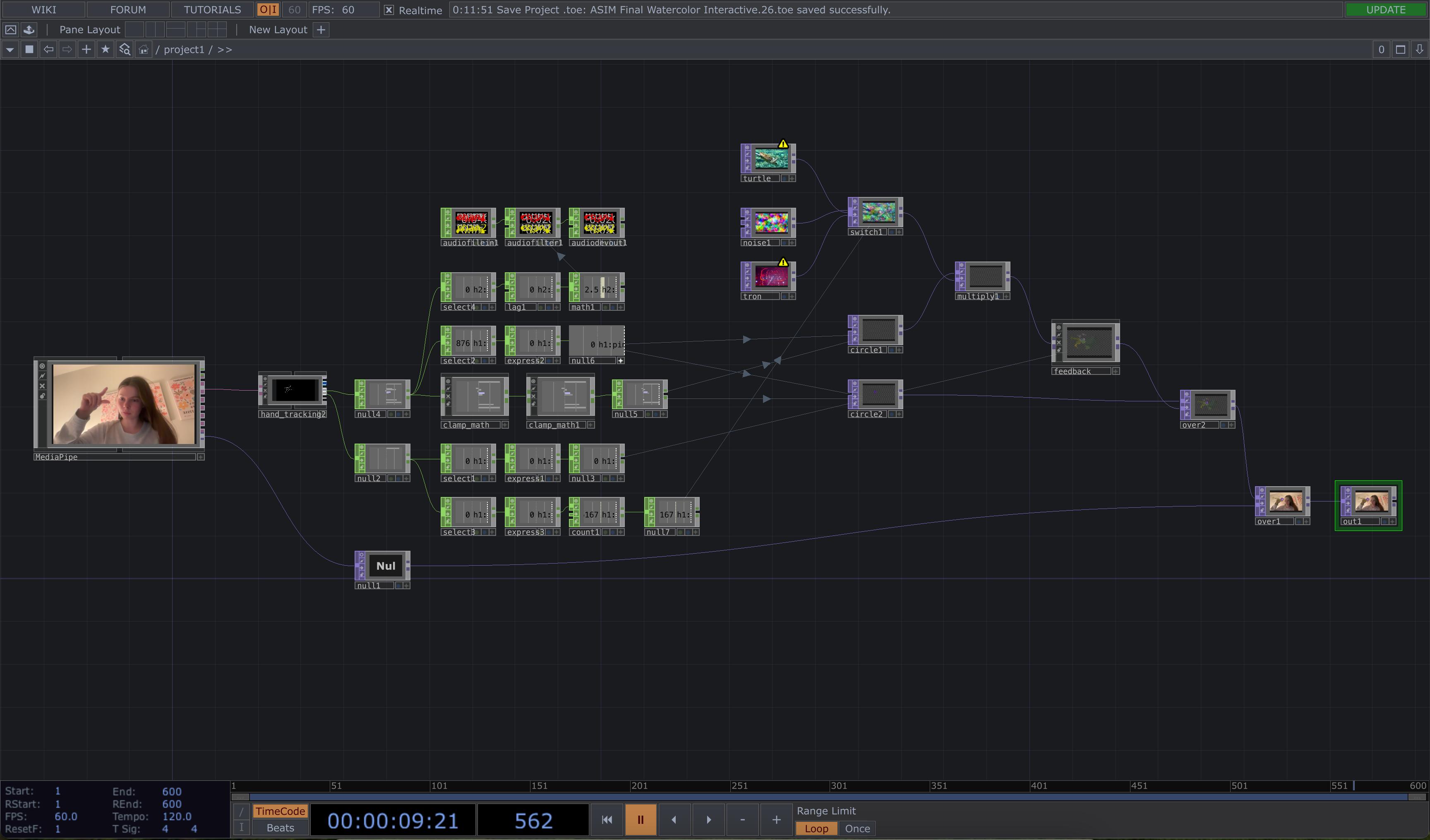 TouchDesigner patch for Coloring